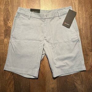 Lululemon Commission Short Classic 11“ White Black WHT/BLK Men's Size 32 NWT